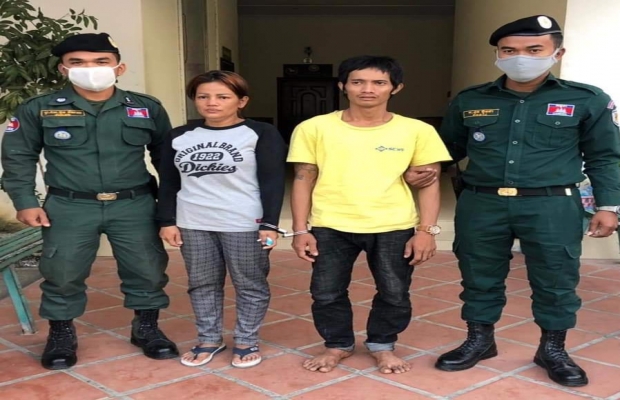 កម្លាំងនគរបាលប៉ុស្តិ៍ឃ្មួញឃាត់ខ្លួនជនសង្ស័យ២នាក់ករណីលួចម៉ូតូតែមិនបានសម្រេចត្រូវក្របួចជាប់..