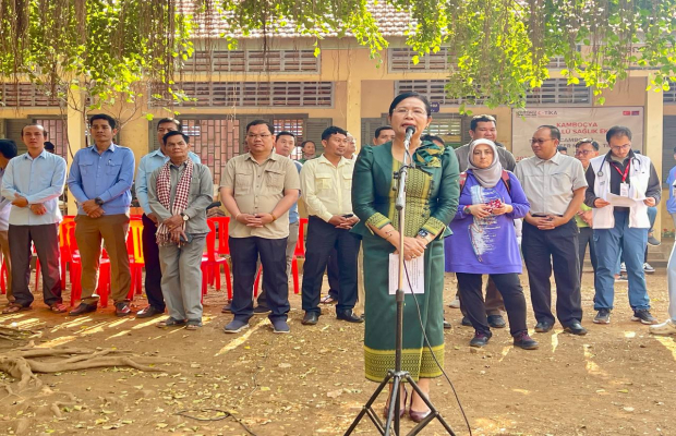 លោក ជំទាវ ងិន លីណា រដ្ឋលេខាធិការក្រសួងបរិស្ថាន៖ សុខទុក្ខរបស់ប្រជាពលរដ្ឋ គឺជាការចូលរួមរបស់ពួកយើងទាំងអស់គ្នា និងមិនទុកអ្នកណាម្នាក់ចោលឡើយ។